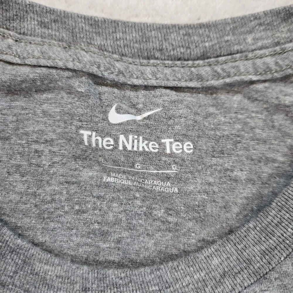 Mens Nike Colorado Buffaloes T Shirt Gray Bison Logo Large NCAA College Tee